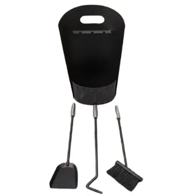 Fireplace Tools Set Including shovel brush  Fireplace Accessories Grey Fireplace Companion Tool Set