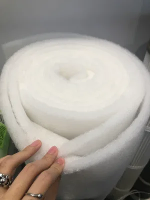 EU5 F5 Medium Efficiency air Filter Roll Pre Filter Media Flame Retardant Celling Filter