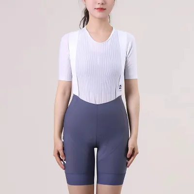 Women's 8-Hour Cycling Bib Short Tight Customized Breathable Reversible Seamless Sportsuit for Team Club for Riding Bike
