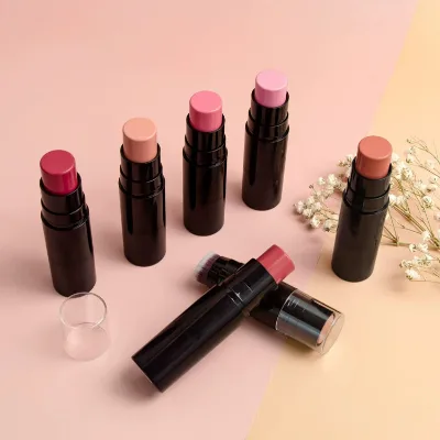 Cream Mineral Blush Stick Waterproof Long-Lasting Matte Blendable Silky Smooth Highly Pigmented Vegan Cruelty-Free Face Cheek