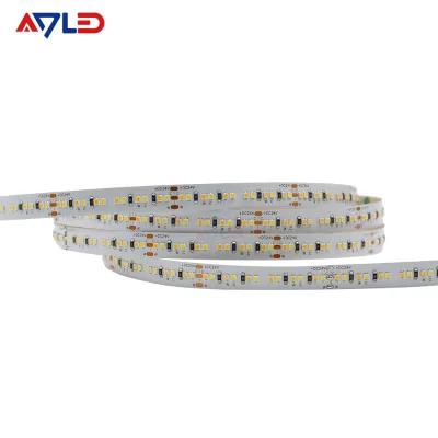 New designed CCT tunable 2700K to 6500K cri 90 adjustable 24V 9.6W/m dual white COB led strip