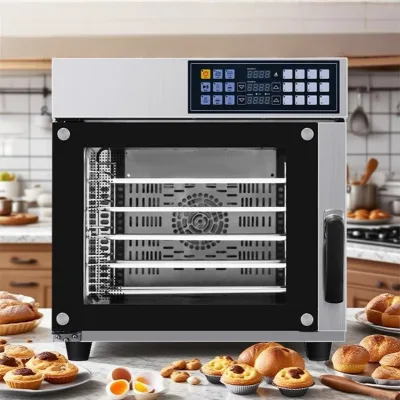 Electric Commercial Hot Air Oven with Integrated Proofer for Bakeries Restaurants Hotels Consistent Professional Baking