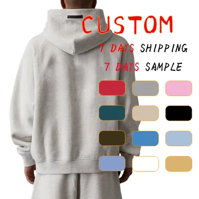 Daily Outdoor Custom Front Pocket Sweat Support Anti-pilling Quick-drying Sports Embodying 500Gsm Men's Sweatshirt Hoodie