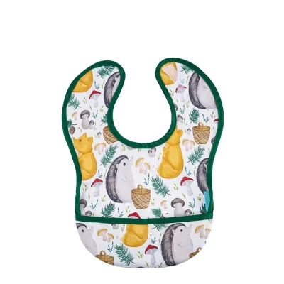 2023 NEW Best Selling Waterproof Bibs Baby Bibs with Pocket Comfortable for Babies and Toddlers Silicone for Boys and Girls Bag