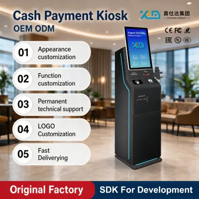 Heavy Duty Commercial Cash Recycler with Bill Acceptor and Coin Dispenser
