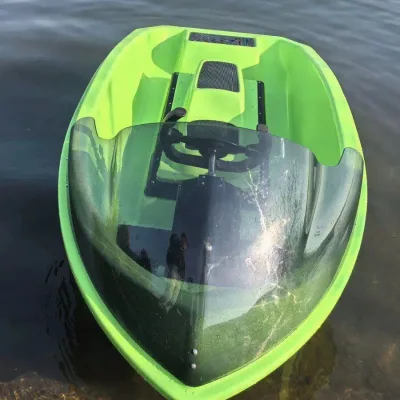 Wholesale Electric Boat 16kW ASA Electric Go Kart Boat 50km/h 80min Runtime Drift Speedboat for Water Sport Surfing Lake Outdoor