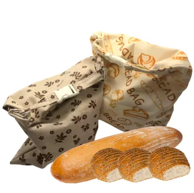 Bags Vintage-Style Beeswax Toast Storage Kitchen-Friendly Food Storage for Homemade Bread Multifunctional Beeswax Bread Bag