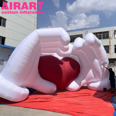 Inflatable Valentine's Day Decoration Rose Pattern