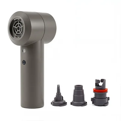 Electric Pump ABS 120W Car Air Mattress Outdoor Wireless Nozzle Adapter Automatic Inflator Camping AirBed Pump