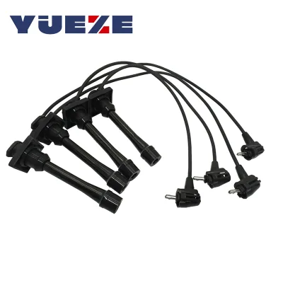 4Pcs Spark Plug Wires Set 90919-22327 Silicone Ignition Cable Kit for Toyota Corolla 1993 1994 1995 1996 1997 1.8L 93-97