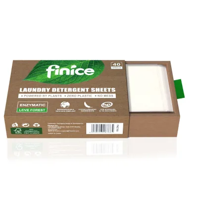 FNC766 Hot Sale Eco Friendly Biodegradable Washing Powder Paper Laundry Sheets for Baby