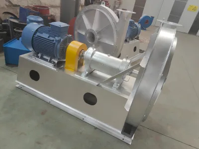 Customized 400°C High Temp Centrifugal Fan Special for Rotary Kiln Tail Borate Waste Calcining Process