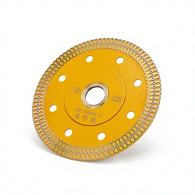 Professional Super Thin Diamond Porcelain Blade for Dry Cutting Granite Marbles Tiles (4) with CrN Finishing