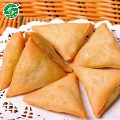 Vegetarian Frozen Samosas | Potato & Peas 20-30g Pre-Fried | BRC Halal Certified Indian Snack for Food Service