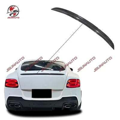 Tuning Part VRS Style Carbon Fiber Trunk Tail Wing for 12-14 Bentley Continental GT Rear Duck Spoiler