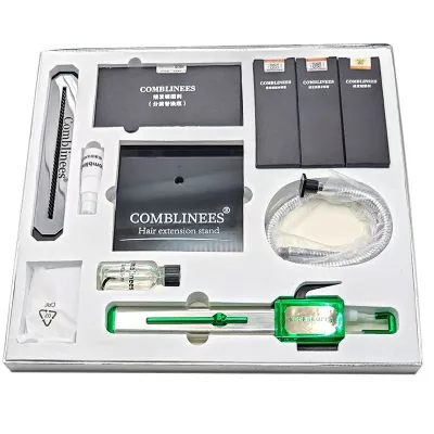 Global Best-seller Invisible Cold 10D v Pin Hair Extension Tool Easy to Use with Remover Hair Salon Specific Hair Extension Tool