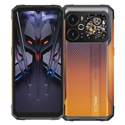Global HOTWAV Cyber 18 Rugged Phone 8GB+256GB 6.75 inch Android 16 Unisoc T7250 HOTWAV Cyber 18 Mobile Phones