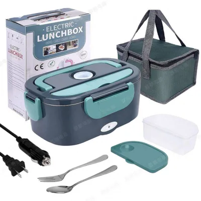 Best Seller Stainless Steel Food Warmer Lockable Electric Heating Lunch Box Mini Thermal Lunchbox