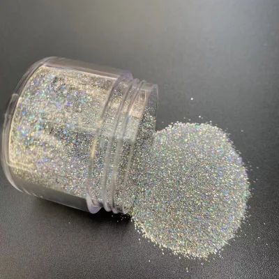 Holographic Fine Glitter for Slime Making Ultra Bright Iridescent Glitter Powder