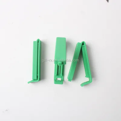 6cm Green Plastic Bag Clip Handmade in China for Organizing Plastic Crafts