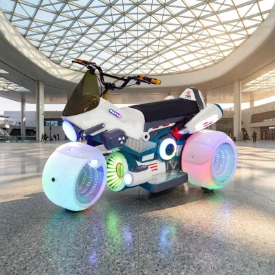 High Revenue Dazzling Motorcycle Ride Heavy Duty Electric Square Ride for Shopping Mall