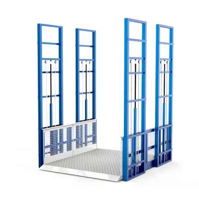 High Quality Vertical Reciprocating Hydraulic Guided Warehouse Freight Elevator for Large Cargo