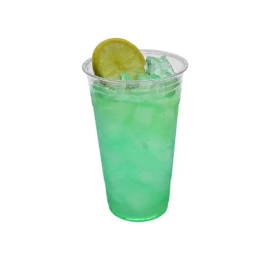 12oz 16oz 20oz 24oz Clear Color Bubble Tea Coffee Drinking Plastic Milk Tea Cups Disposable Wholesale
