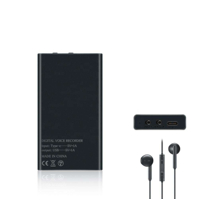 300 Hours Recording 365 Days Standby Voice Recorder Device Digital Voice Recorders 2500mAh Power Bank Recorder Voice