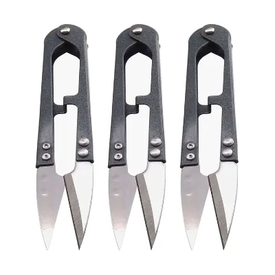 Household Simple Easy Carry 4" SK5 High-Carbon Steel Smooth Edge Metal Handle Sewing Trimming Scissors Fabric / Sewing Shears