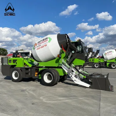 Self Loading Concrete Mixer Truck 3.5m³ One-person Full Flow Operation Cut 60% On-site Labor Expenditure