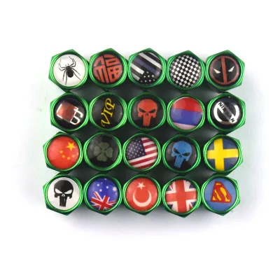 Automobile Tire Cap Valve Cover Aluminum Neo Chrome Valve Cap