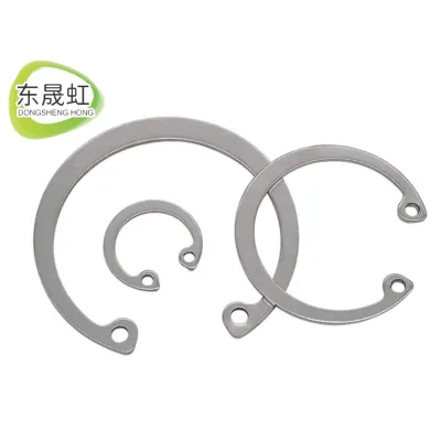 Factory Wholesale DSH Brand DIN Stainless Steel Retaining Rings Type C Imperial Bore Internal Circlip Plain Finish 1 Year