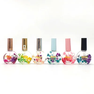 Oem Private Label Fruity Nail Nutrition Essential Oil Nail Care Dry Flower Moisture Nutrition Cuticle Oil for Nail Art