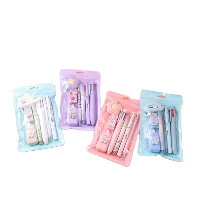 High-Value Mini Study Stationery Set with Gradient Pen Set for Middle High School Students Small Office Use for Promotions