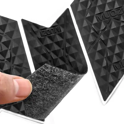 Mountain Folding Carbon Fiber Bike Frame protection Sticker, Front Fork Silicone Protective Chain Sticker
