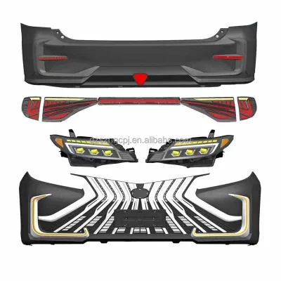 Body Kit for Toyota Previa 2006-2025 Upgrade Old to New Conversion Bumper Accessories Radiator Headlight Assembly