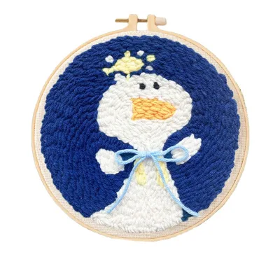 Wool Poke Materials Poke Painting Wool Embroidery Children's Handmade Diy Kit Embroidery Kit Russian Poke Embroidery