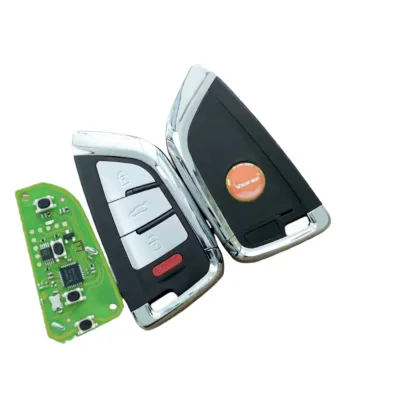 Wholes Vehicle Keys VVDI Xhorse Universal Smart Key VVDI-85 Proximity Knife Style 4 Buttons Black ABS+Metal XM38