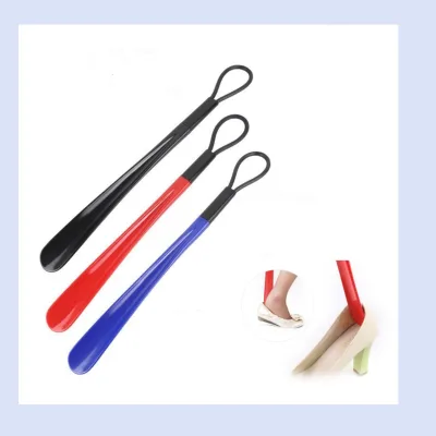 ABS  Long Handled Shoe Horn Multiple Color  20inch Lazy Shoes Lifter Shoehorn  with hang Rope No Bending