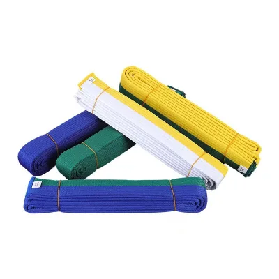 Wholesale Custom Color Karate/ Taekwondo Judo BJJ Kung Fu Martial Arts Belt with Custom Logo High Quality Sports Uniform Sale