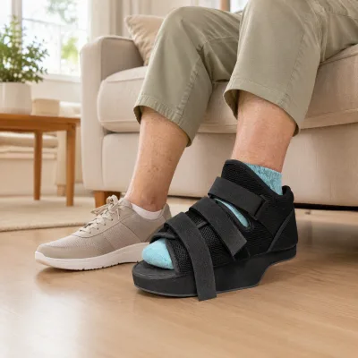 Durable Anti-Slip Rehabilitation Boot - High-Elastic EVA Cushioning Support for Daily Recovery Care