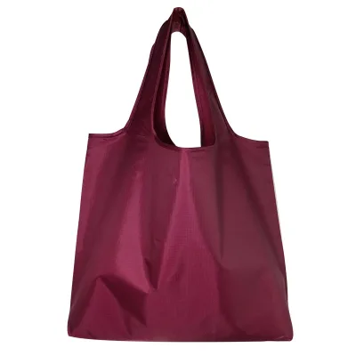 Eco-Friendly Daily Oxford Tote Bag Hand Length Handle Shoulder Strap Design Reusable Foldable Bag