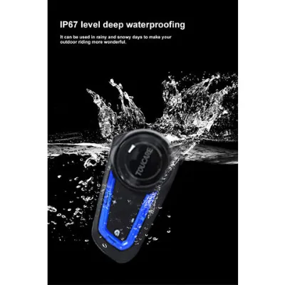 Motorcycle Helmet Bluetooth Headset Helmet Bluetooth Intercom 8 Riders Noise Cancellation Speakers Communication Systems Motorcy