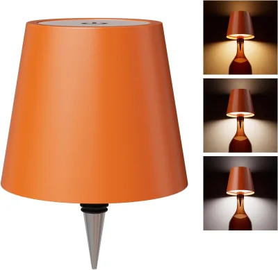 Touch Control Wine Bottle Night Light Rechargeable Led Bedside Lamp Embed Portable Bottle Lights for Livingroom Restaurant Bar