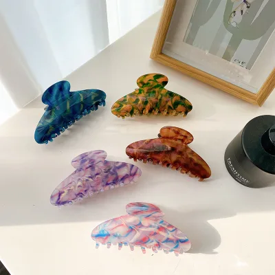 Hot Selling Color Changing Big Clips Heart Hair Claw with Low Price