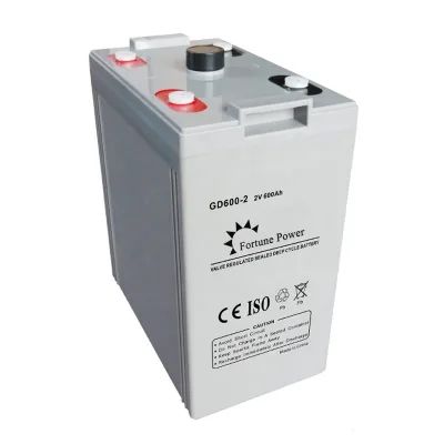 Long Life Rechargeable 2V 200Ah 300Ah 600Ah Cycle Solar Battery for Solar Panel System UPS & Lighting Applications