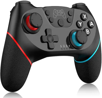 Hot Selling for Nintendo Switch Pro Gamepad Black Wireless BT Game Controller with Vibration Motor Feature