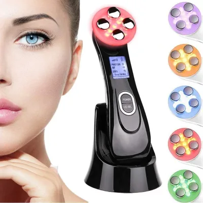 Private Label Multifunctional Salon Skin Care Therapy RF EMS Led Device Microcurrent Facial Beauty Devices