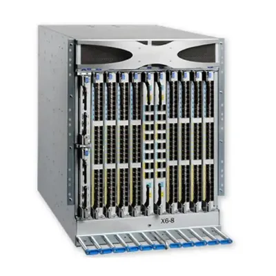BR-X6-8 Supports DWDM CWDM and FC-SONET Devices; Fibre Channel, Real-time Transmission Data Compression Brocade Switch X6-8
