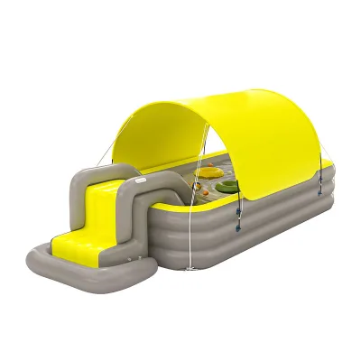 JXB Resistant Pool Canopy for Above Ground Swimming Pool Outdoor Rain and Sun Resistant